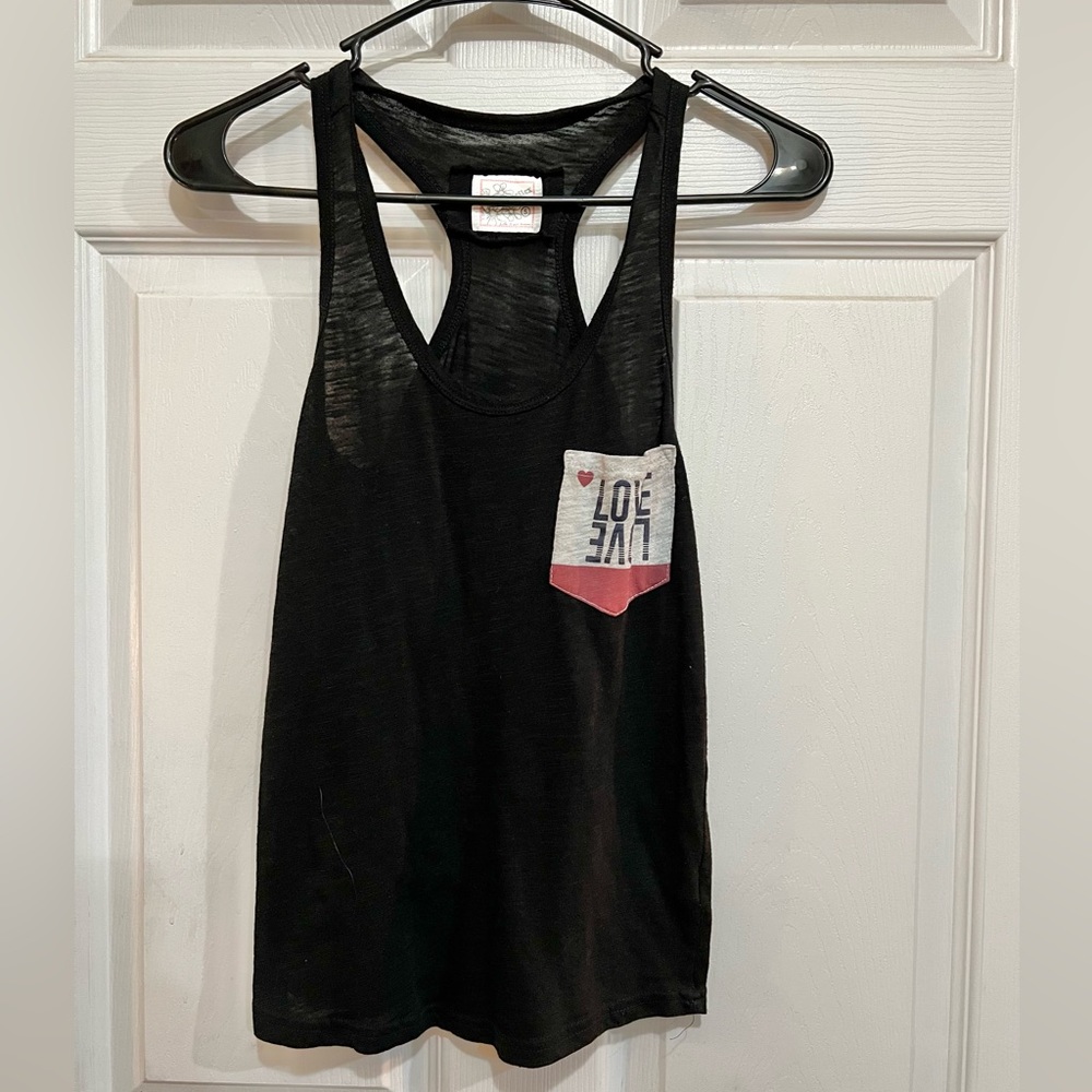 Black pocket tank